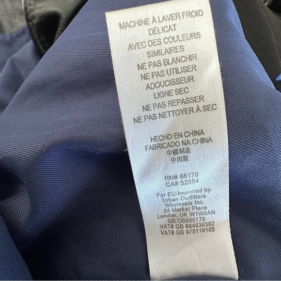 Free People Drapey Vegan Moto Jacket with Hood Size L - Picture 8 of 9